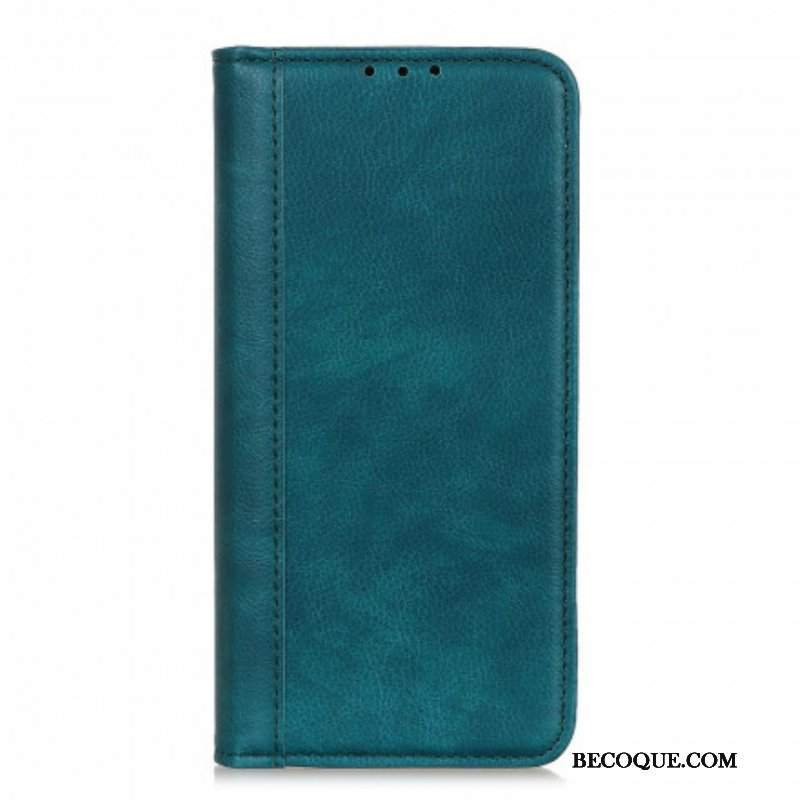 Etui Na Telefon do Sony Xperia 5 III Etui Folio Elegancka Dwoina Skóry Liczi