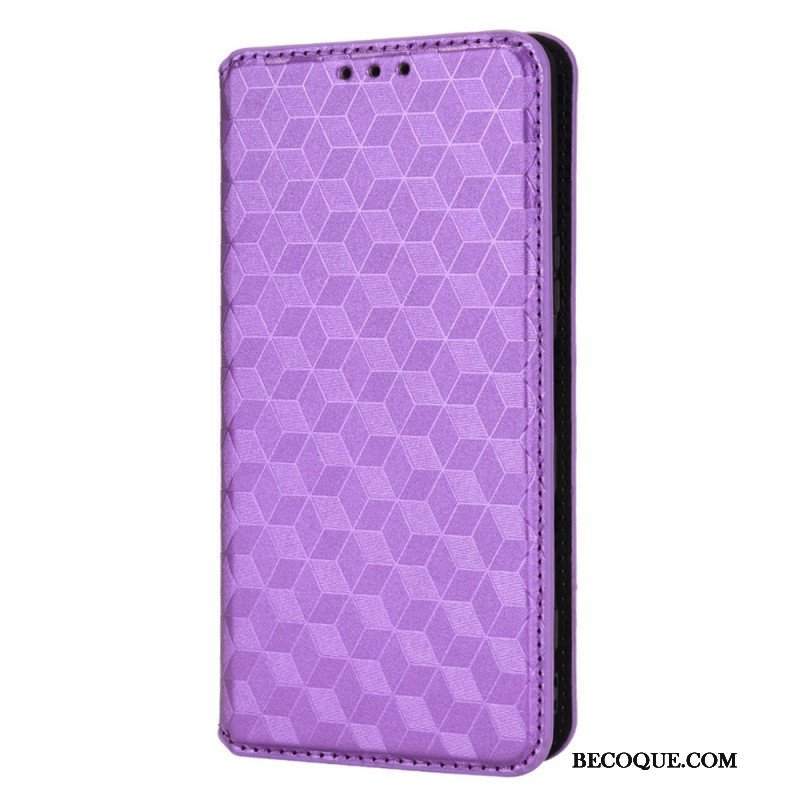 Etui Na Telefon do Sony Xperia 5 IV Etui Folio Tekstura 3d