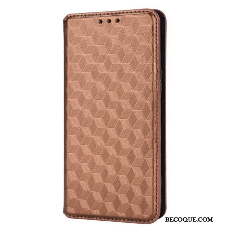 Etui Na Telefon do Sony Xperia 5 IV Etui Folio Tekstura 3d