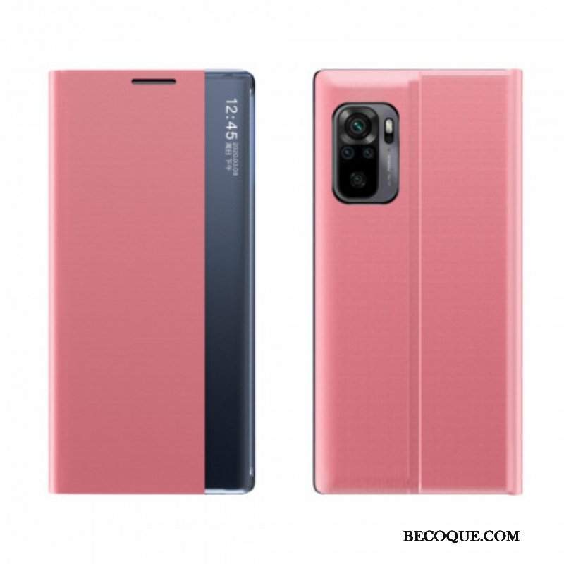 Etui Na Telefon do Xiaomi Redmi Note 10 / 10S Teksturowana Sztuczna Skóra