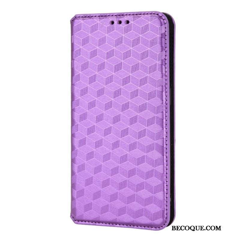 Etui Na Telefon do Xiaomi Redmi Note 11 / 11S Etui Folio Efekt Diamentowej Skóry 3d