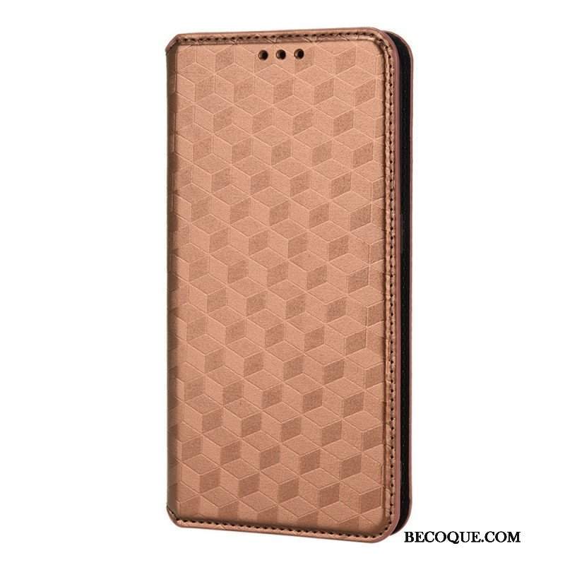 Etui Na Telefon do Xiaomi Redmi Note 11 / 11S Etui Folio Efekt Diamentowej Skóry 3d