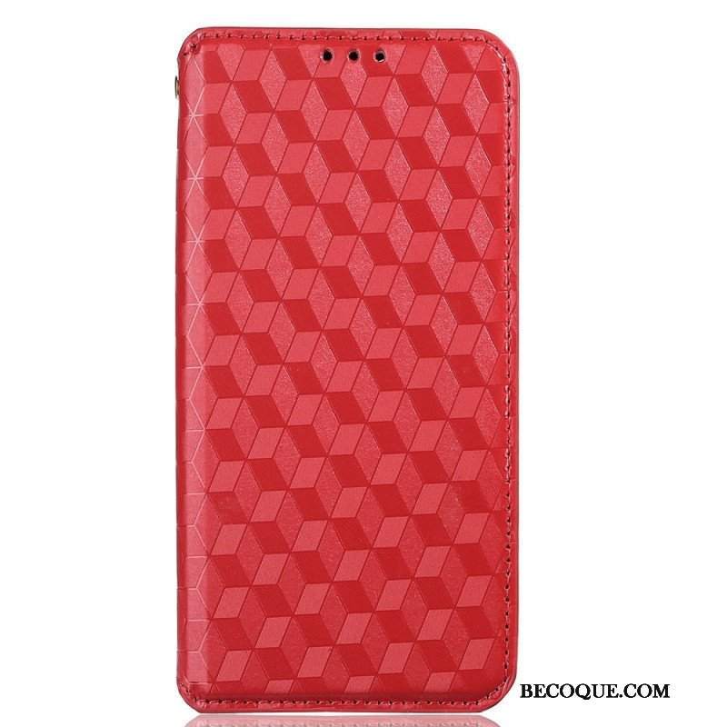 Etui Na Telefon do Xiaomi Redmi Note 11 Pro / 11 Pro 5G Etui Folio Efekt Diamentowej Skóry 3d