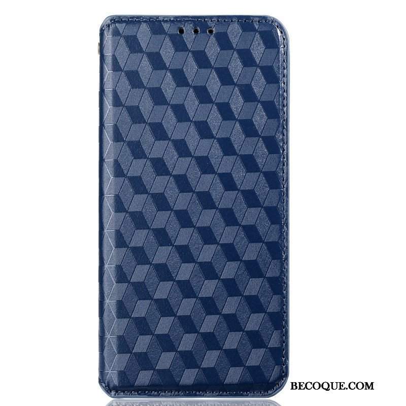 Etui Na Telefon do Xiaomi Redmi Note 11 Pro / 11 Pro 5G Etui Folio Efekt Diamentowej Skóry 3d