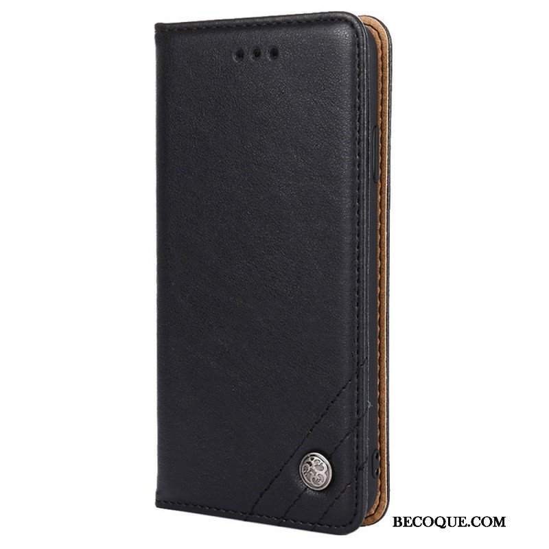 Etui Na Telefon do Xiaomi Redmi Note 11 Pro / 11 Pro 5G Etui Folio Stylowy Skórzany Nit