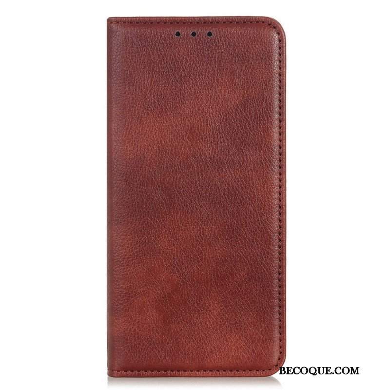 Etui Na Telefon do Xiaomi Redmi Note 11 Pro Plus 5G Etui Folio Matowa Skóra Dwoinowa