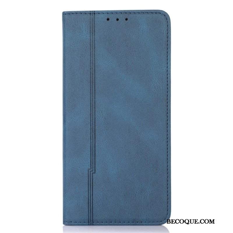 Etui Na Telefon do Xiaomi Redmi Note 11 Pro Plus 5G Etui Folio Stylowa Skórzana Linia