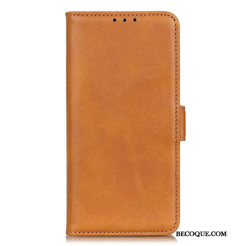 Etui Na Telefon do Xiaomi Redmi Note 12 4G Etui Folio Elegancka Dwoina Skórzana