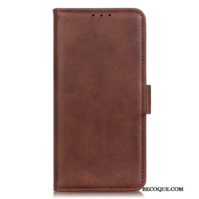 Etui Na Telefon do Xiaomi Redmi Note 12 4G Etui Folio Elegancka Dwoina Skórzana