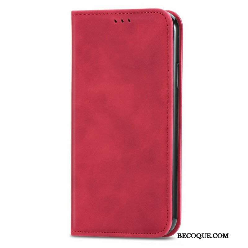 Etui Na Telefon do iPhone 13 Mini Etui Folio Dotyk Skóry