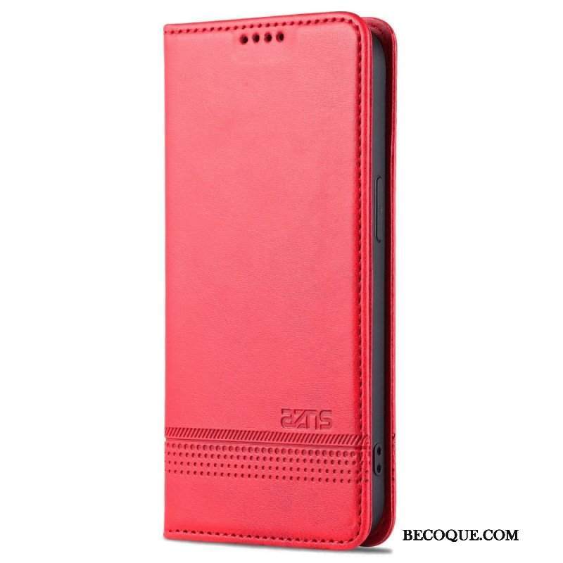 Etui Na Telefon do iPhone 14 Pro Etui Folio Stylizacja Skóry Azns