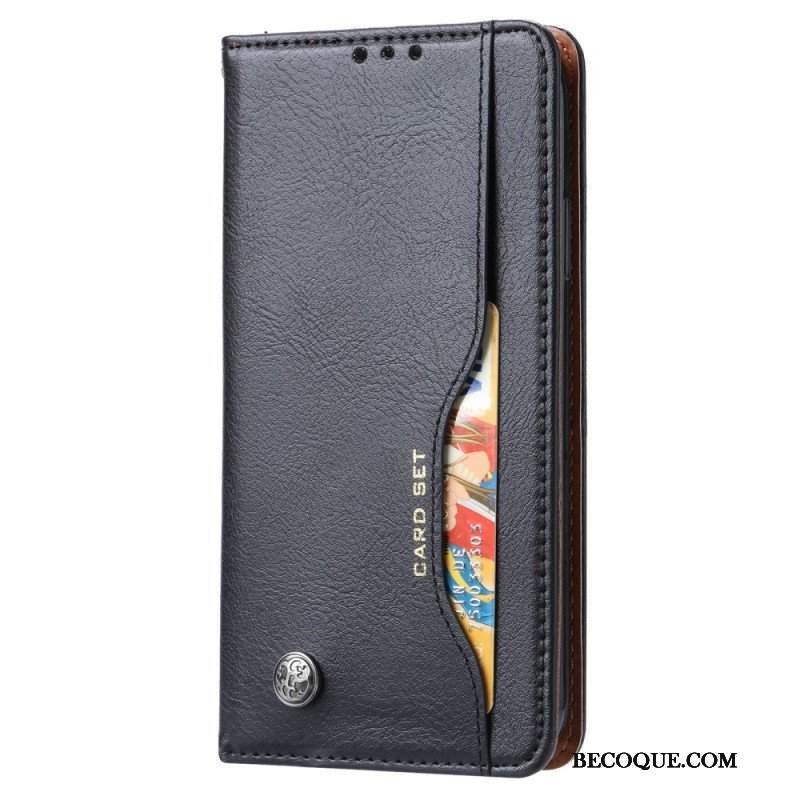 Etui Na Telefon do iPhone 15 Etui Folio Zestaw Kart