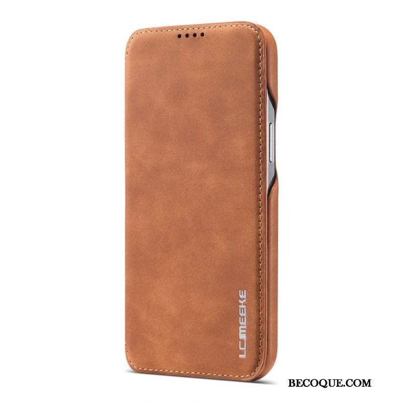 Etui Na Telefon do iPhone 15 Plus Etui Folio Imitacja Skóry Lc.imeeke