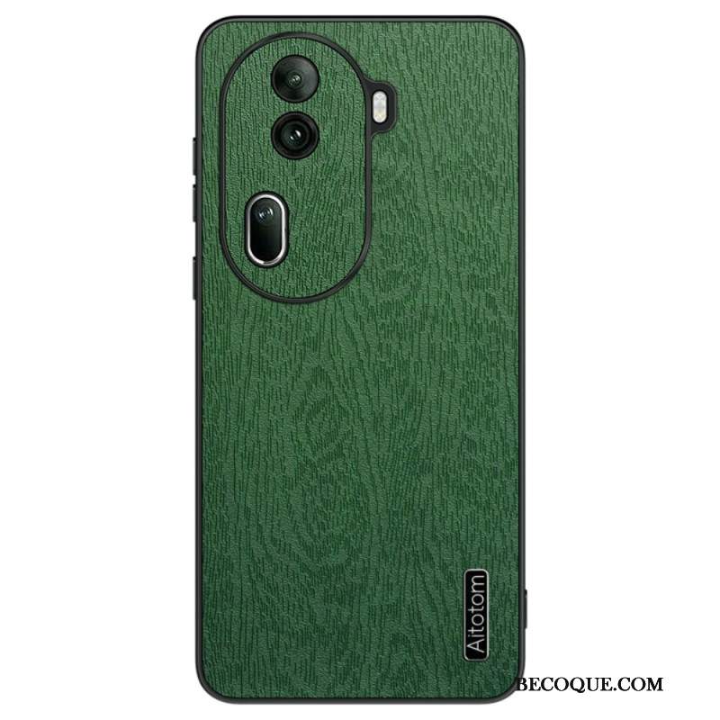 Etui Oppo Reno 11 Pro 5g Sztuczna Skóra Z Efektem Drewna