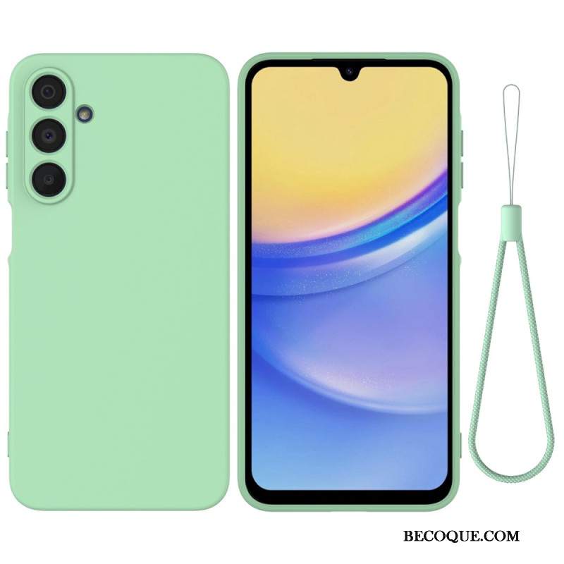 Etui Samsung Galaxy A16 5g Pasek Z Płynnego Silikonu Etui Ochronne