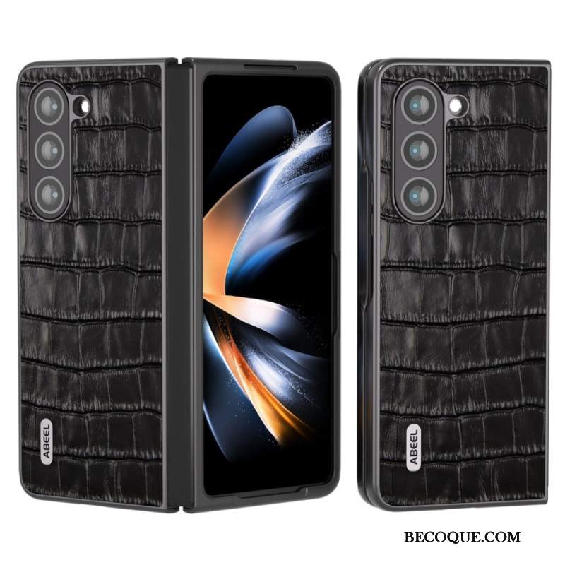 Etui Samsung Galaxy Z Fold 6 Tekstura Krokodyla Abeel