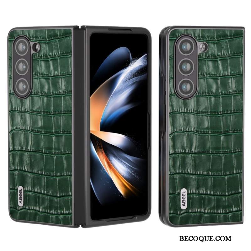 Etui Samsung Galaxy Z Fold 6 Tekstura Krokodyla Abeel