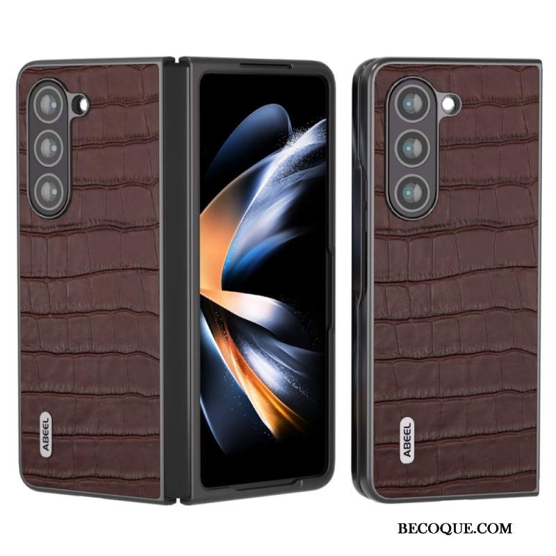 Etui Samsung Galaxy Z Fold 6 Tekstura Krokodyla Abeel