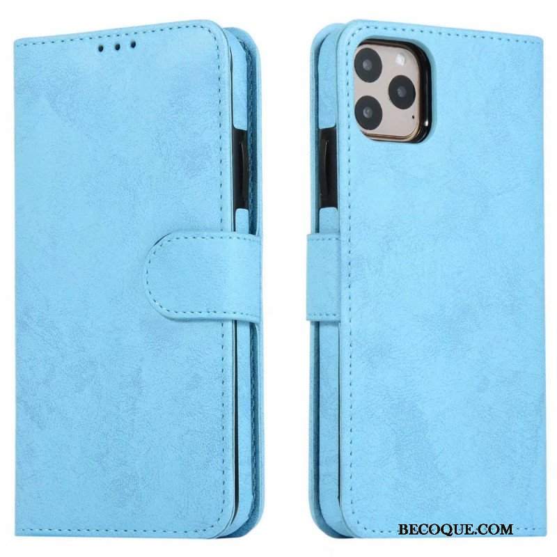 Etui Skórzany Futerał do iPhone 14 Vintage Odpinany