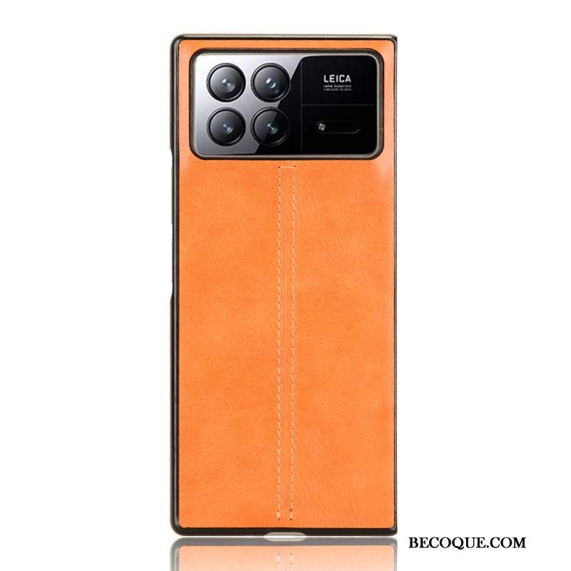 Etui Xiaomi Mix Fold 3 Efekt Skóry W Stylu Retro Etui Ochronne