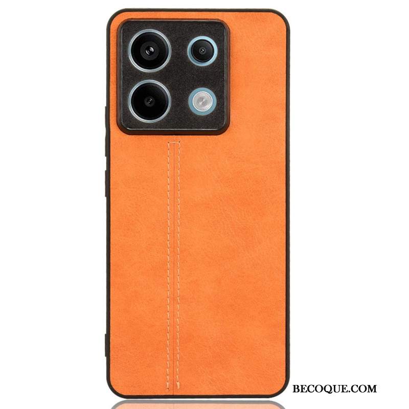 Etui Xiaomi Redmi Note 13 Pro 5g Przeszycia Ze Sztucznej Skóry Etui Ochronne