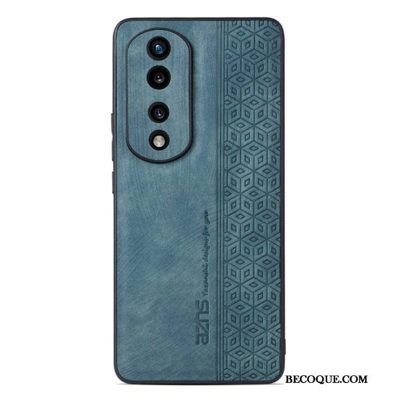 Etui do Honor 70 Efekt Skóry Azns