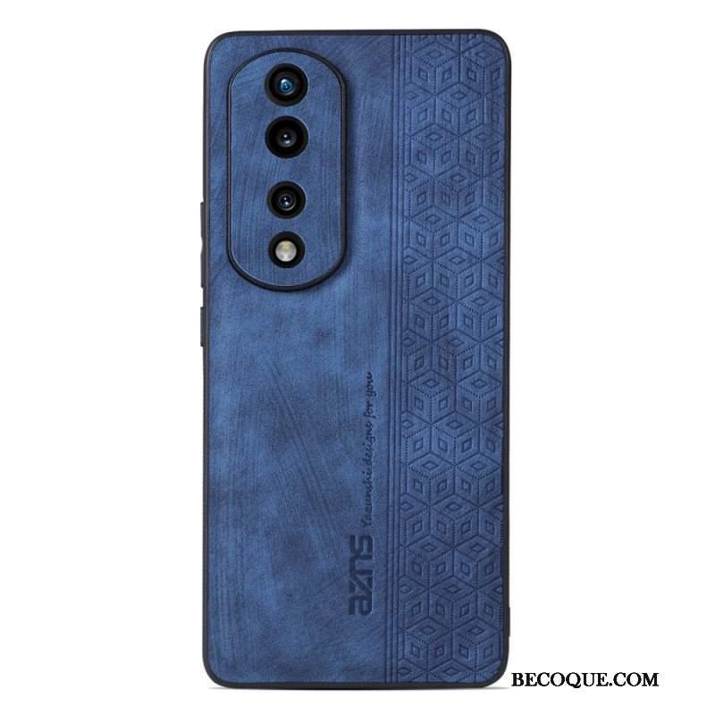 Etui do Honor 70 Efekt Skóry Azns