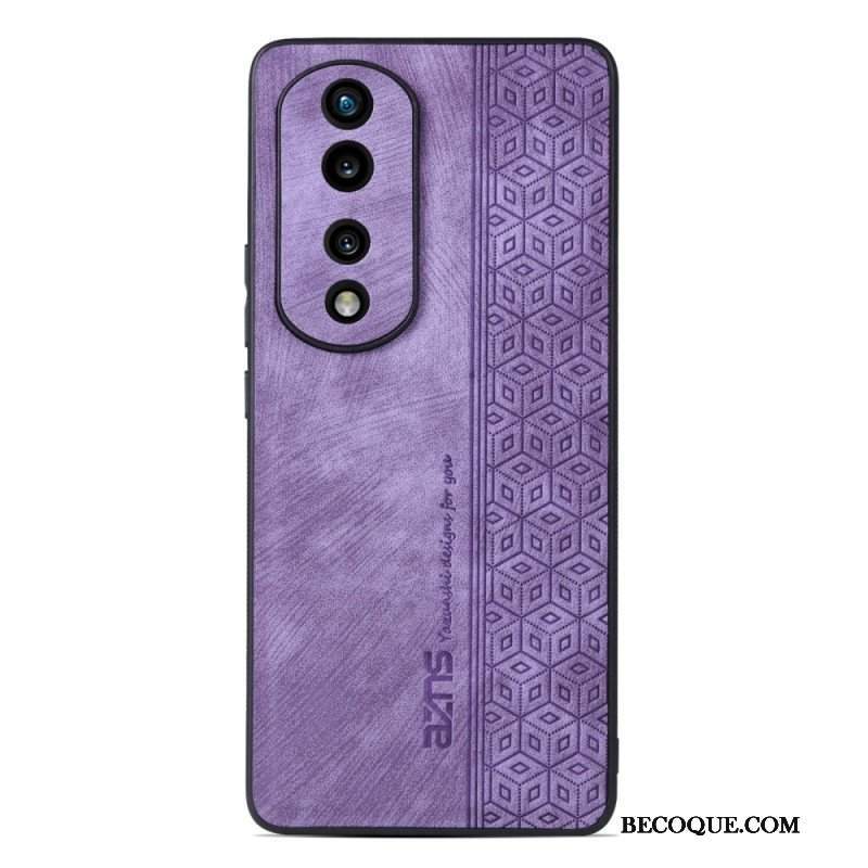 Etui do Honor 70 Efekt Skóry Azns