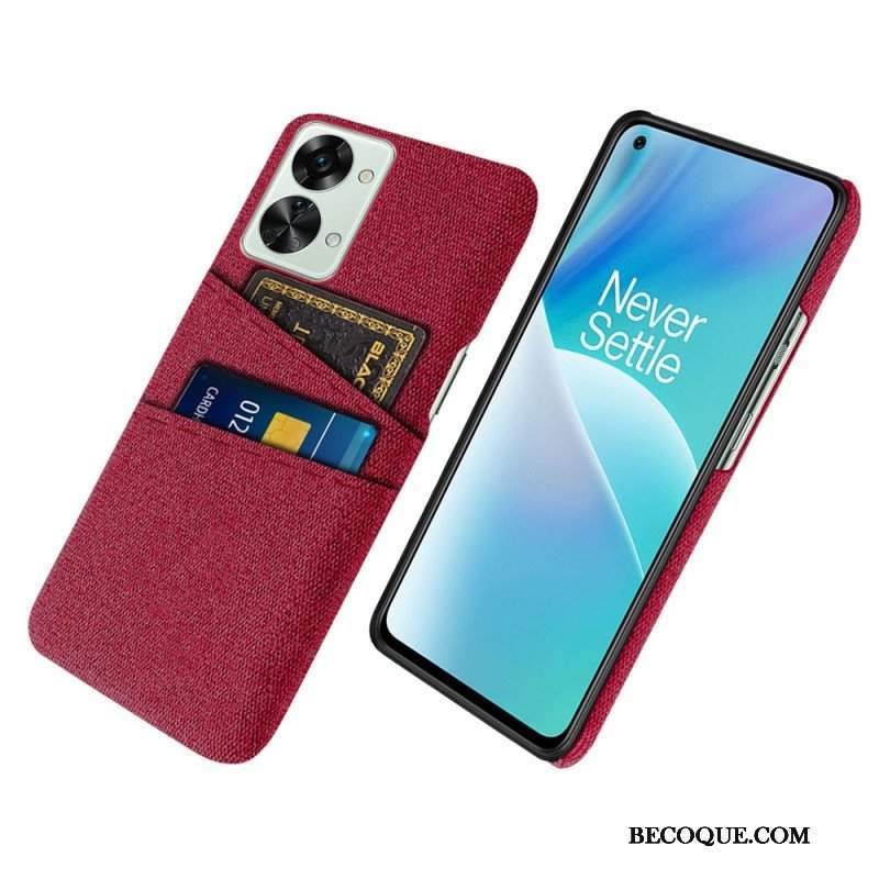 Etui do OnePlus Nord 2T 5G Tkanina O Bardzo Delikatnej Teksturze