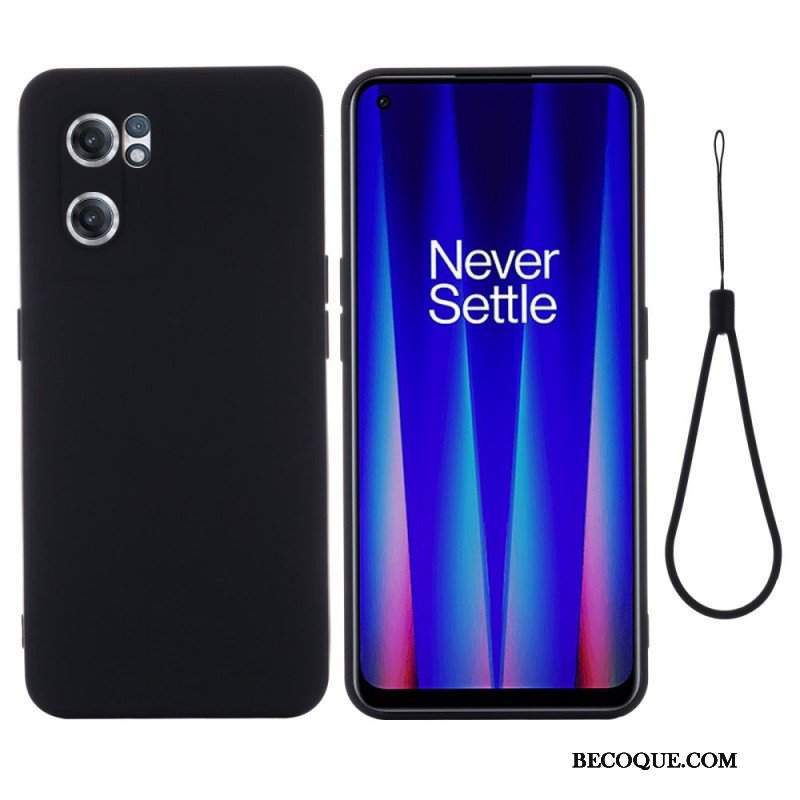 Etui do OnePlus Nord CE 2 5G Tekstura Z Mikrofibry