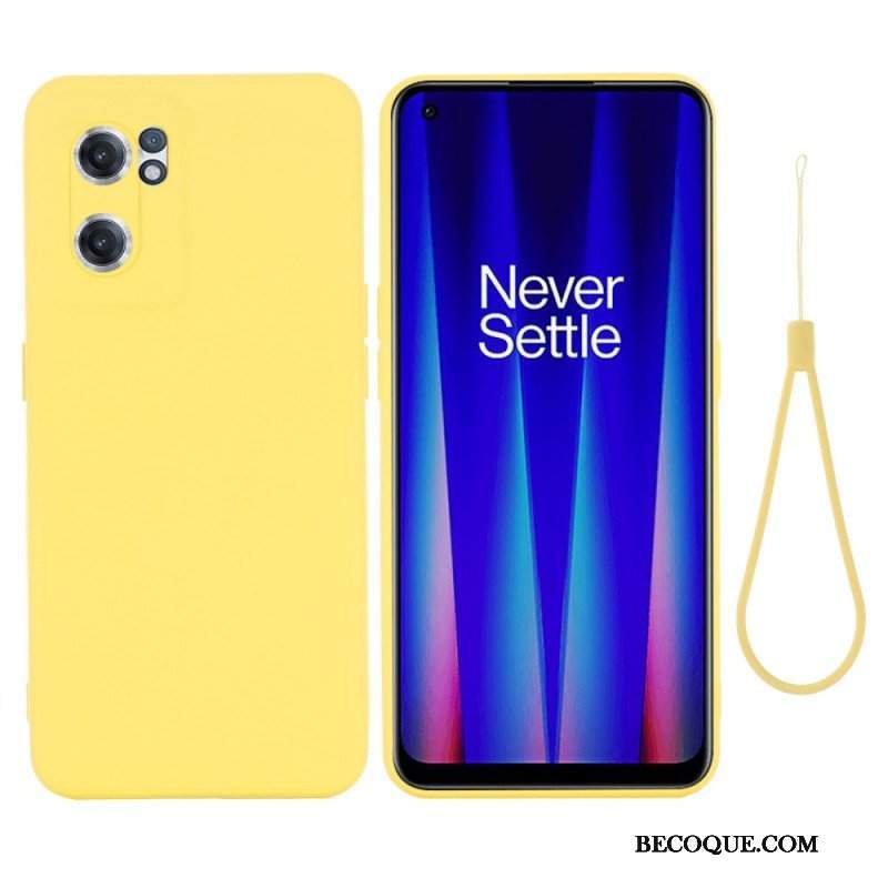 Etui do OnePlus Nord CE 2 5G Tekstura Z Mikrofibry