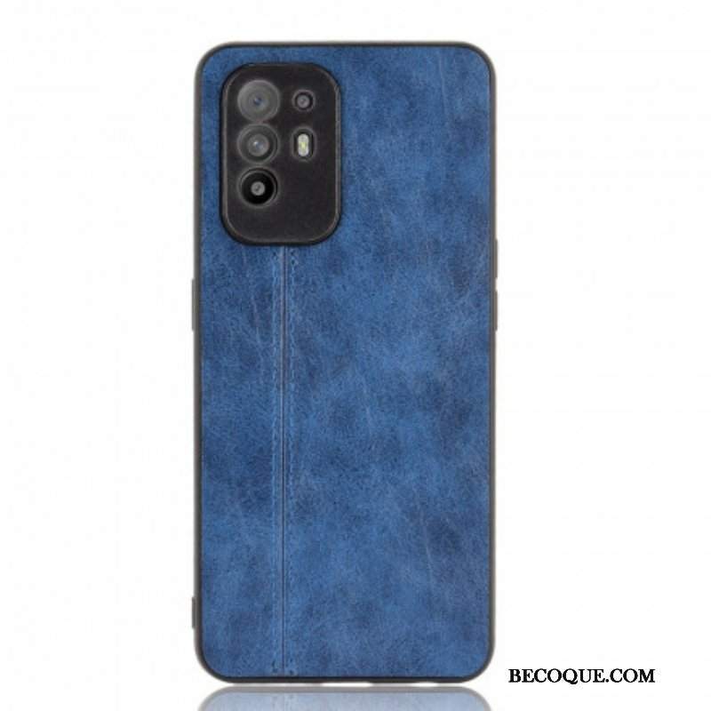 Etui do Oppo A94 5G Skórzany Efekt Couture