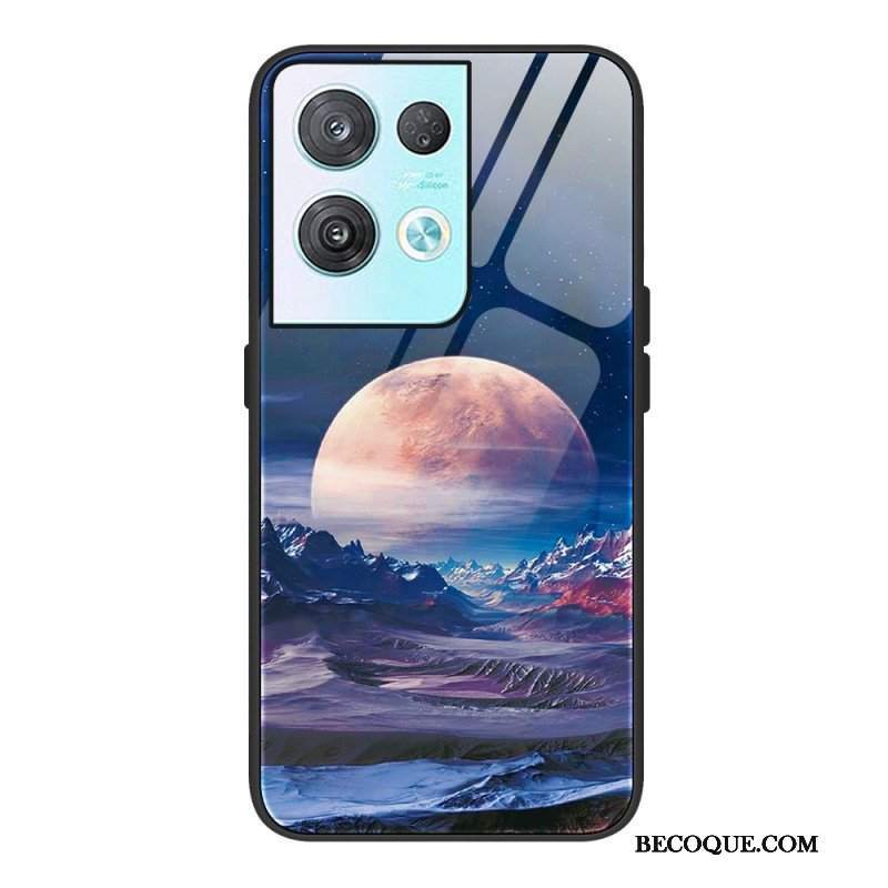 Etui do Oppo Reno 8 Pro Szkło Hartowane Kosmiczne