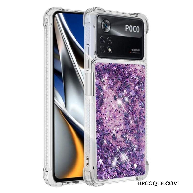 Etui do Poco X4 Pro 5G Pragnienia Cekiny