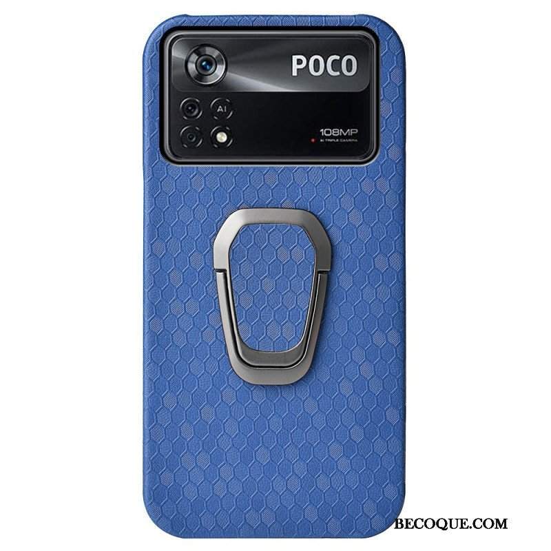 Etui do Poco X4 Pro 5G Tekstura Plastra Miodu Ze Wsparciem