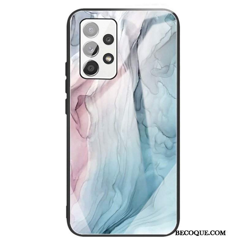 Etui do Samsung Galaxy A13 Marmurowe Szkło Hartowane