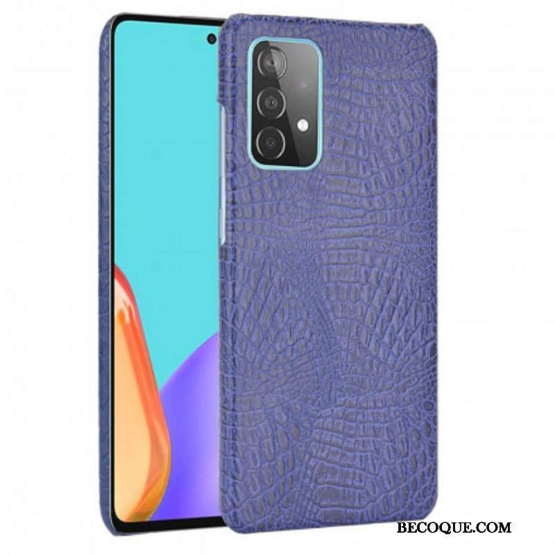 Etui do Samsung Galaxy A52 4G / A52 5G / A52s 5G Efekt Skóry Krokodyla