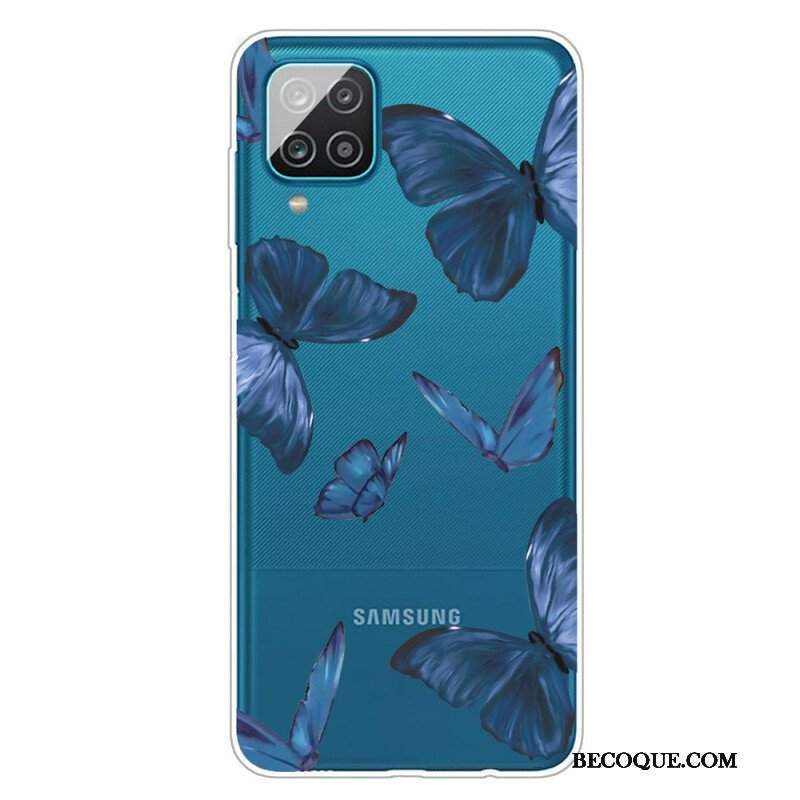 Etui do Samsung Galaxy M12 / A12 Dzikie Motyle