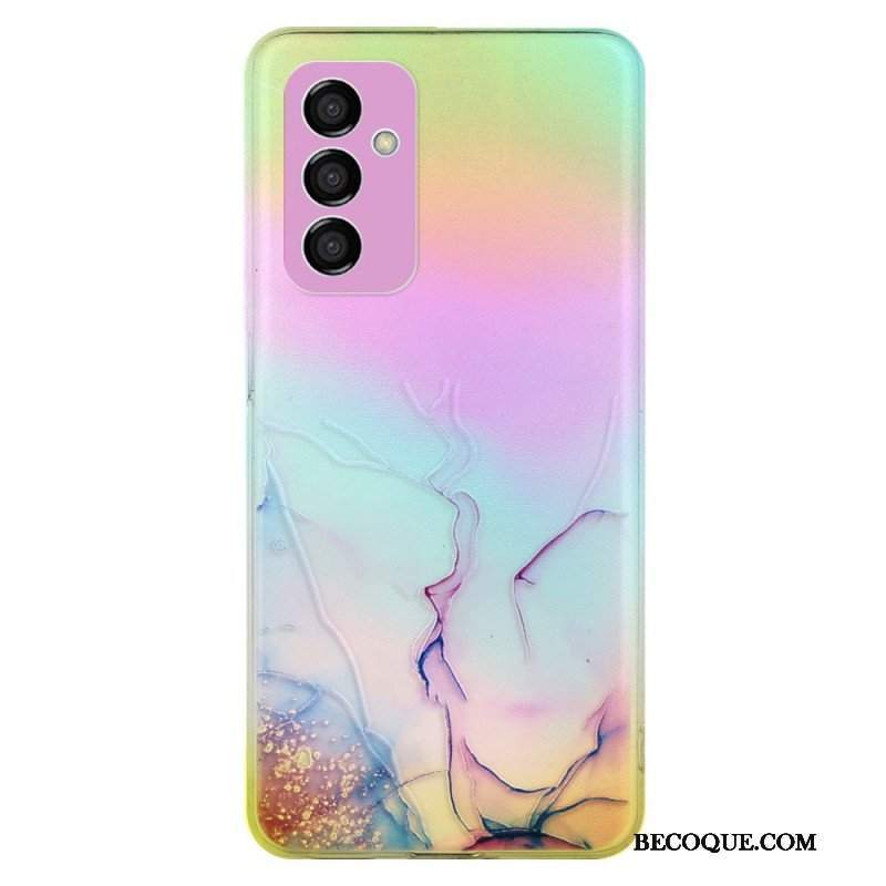 Etui do Samsung Galaxy M23 5G Marmur Z Efektem Lasera