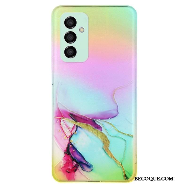 Etui do Samsung Galaxy M23 5G Marmur Z Efektem Lasera