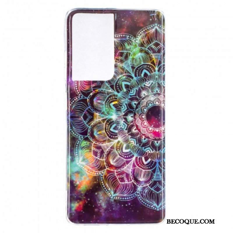 Etui do Samsung Galaxy S21 Ultra 5G Fluorescencyjna Seria Kwiatowa