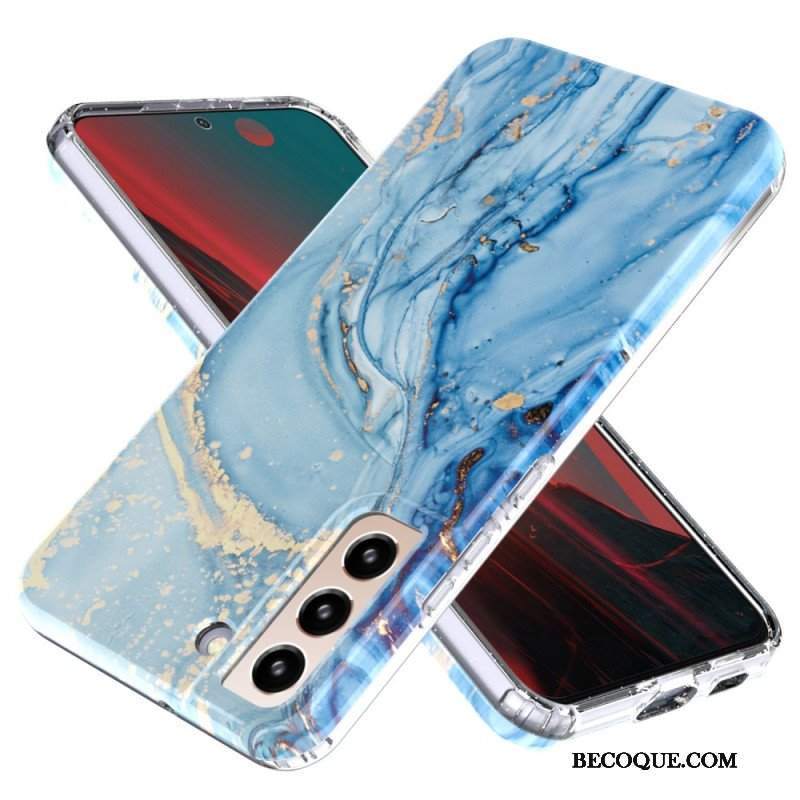 Etui do Samsung Galaxy S22 5G Silikonowy Elastyczny Marmur