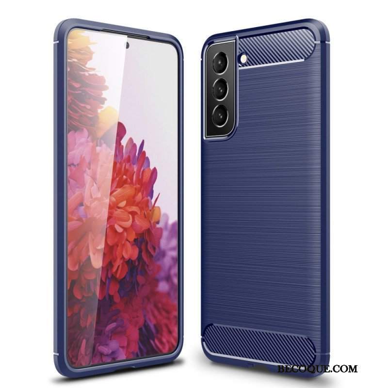 Etui do Samsung Galaxy S22 5G Szczotkowane Włókno Węglowe