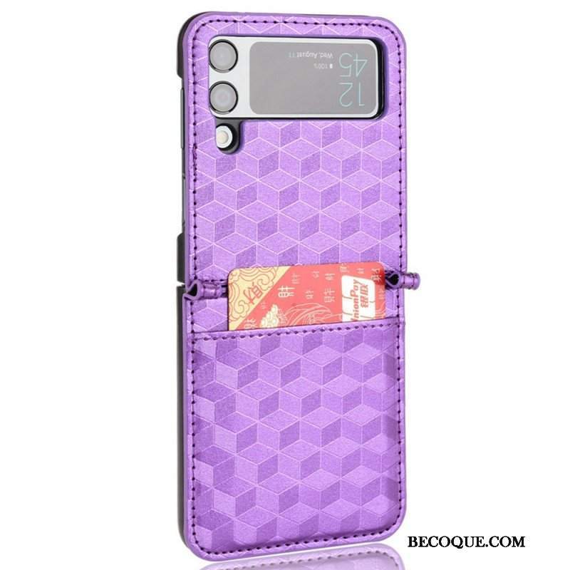 Etui do Samsung Galaxy Z Flip 3 5G Etui Folio Posiadacz Karty Projektu 3d