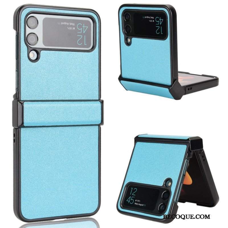 Etui do Samsung Galaxy Z Flip 4 Etui Folio Tekstura Z Efektem Matowym