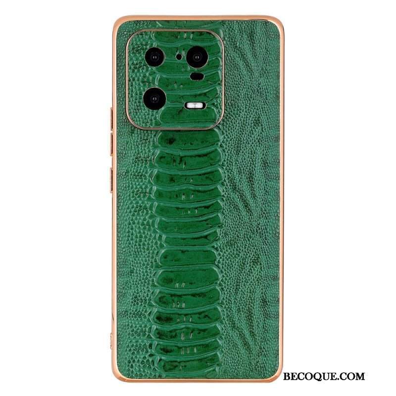 Etui do Xiaomi 13 Pro Skóra Naturalna W Stylu Krokodyla