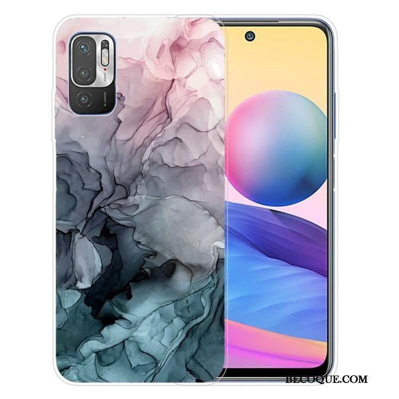 Etui do Xiaomi Redmi Note 10 5G Kolorowy Marmur