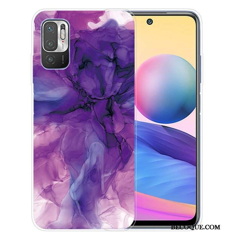 Etui do Xiaomi Redmi Note 10 5G Kolorowy Marmur