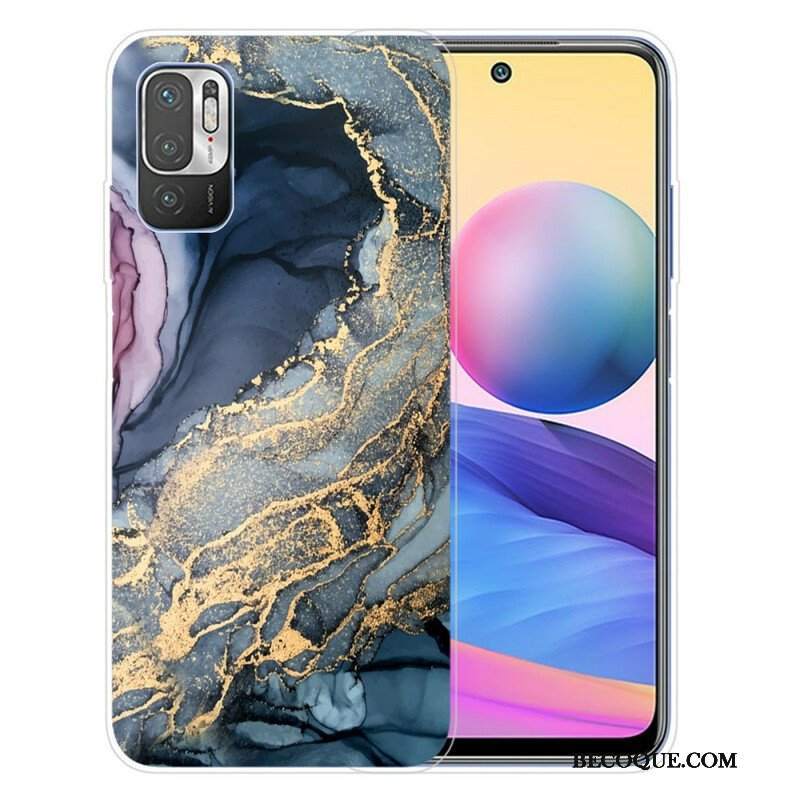 Etui do Xiaomi Redmi Note 10 5G Kolorowy Marmur