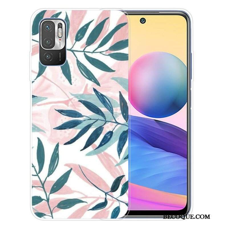 Etui do Xiaomi Redmi Note 10 5G Liście